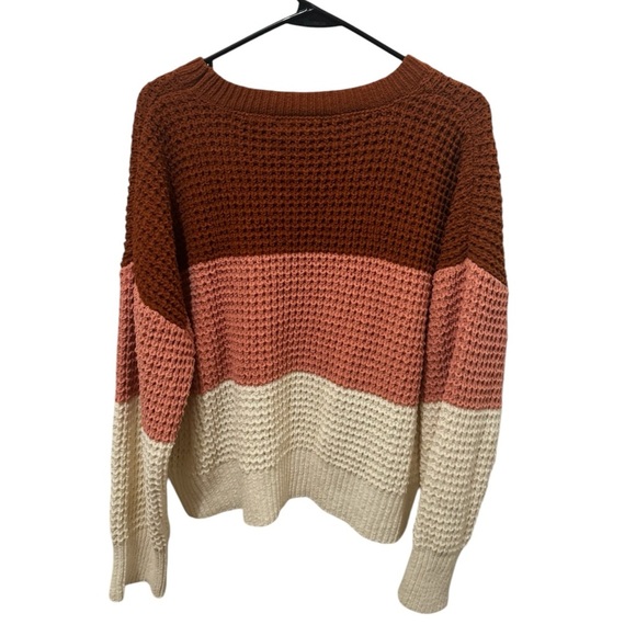 Steve Madden Chunky Color Block Sweater Size XL - Picture 2 of 4